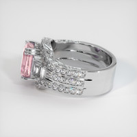 3.59 Ct. Pink Sapphire Ring, Platinum 950 4