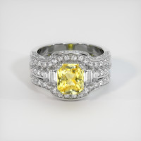 3.56 Ct. Sapphire Ring, Platinum 950 1