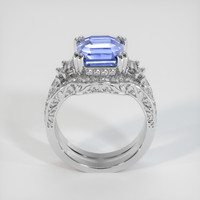 5.69 Ct. Color Change Sapphire Ring, 10K White Gold 3