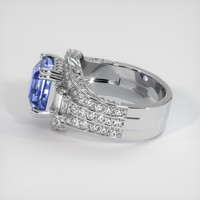 5.69 Ct. Color Change Sapphire Ring, 10K White Gold 4