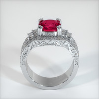 2.76 Ct. Ruby Ring, 10K White Gold 3