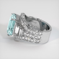 5.80 Ct. Gemstone Ring, 14K White Gold 4