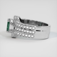 1.57 Ct. Bi Color Sapphire Ring, 14K White Gold 4