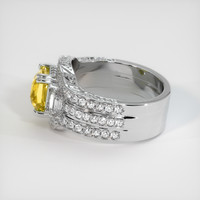 3.56 Ct. Sapphire Ring, 14K White Gold 4
