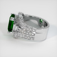 4.25 Ct. Emerald Ring, 18K White Gold 4