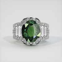 5.57 Ct. Gemstone Ring, 18K White Gold 1