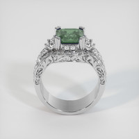 3.59 Ct. Sapphire Ring, 18K White Gold 3