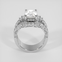 3.59 Ct. White Sapphire Ring, 18K White Gold 3