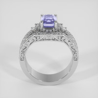 2.00 Ct. Bi Color Sapphire Ring, 18K White Gold 3