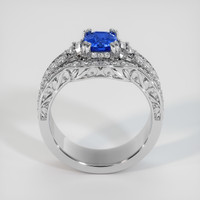 1.15 Ct. Sapphire Ring, 18K White Gold 3