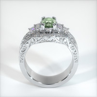 0.85 Ct. Sapphire Ring, 18K White Gold 3