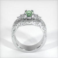 0.97 Ct. Sapphire Ring, 18K White Gold 3