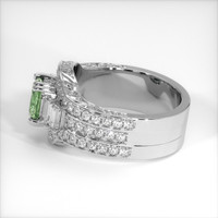 0.97 Ct. Sapphire Ring, 18K White Gold 4