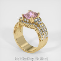 3.59 Ct. Sapphire Ring, 14K Yellow Gold 2