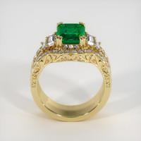 2.75 Ct. Emerald Ring, 18K Yellow Gold 3