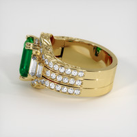 2.75 Ct. Emerald Ring, 18K Yellow Gold 4