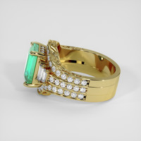3.25 Ct. Emerald Ring, 18K Yellow Gold 4