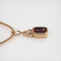 1.52 Ct. Gemstone Pendant, 14K Rose Gold 3