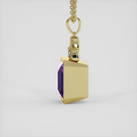 12.24 Ct. Purple Amethyst Pendant, 18K Yellow Gold 3