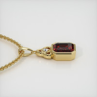 1.52 Ct. Gemstone Pendant, 18K Yellow Gold 3