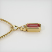 0.66 Ct. Gemstone Pendant, 18K Yellow Gold 3