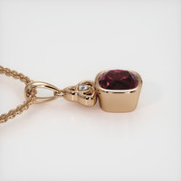 3.10 Ct. Gemstone Pendant, 14K Rose Gold 3