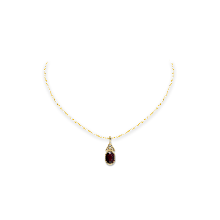 Jewelry image on model