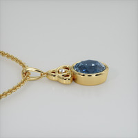 1.20 Ct. Gemstone Pendant, 18K Yellow Gold 3