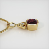 3.10 Ct. Gemstone Pendant, 18K Yellow Gold 3