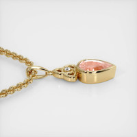4.03 Ct. Sapphire Pendant, 18K Yellow Gold 3