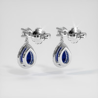 <span>1.56</span>&nbsp;<span class="tooltip-light">Ct.Tw.<span class="tooltiptext">Total Carat Weight</span></span> Sapphire Earrings, Platinum 950 4