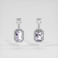 <span>1.35</span>&nbsp;<span class="tooltip-light">Ct.Tw.<span class="tooltiptext">Total Carat Weight</span></span> Sapphire Earrings, Platinum 950 1