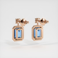 <span>2.18</span>&nbsp;<span class="tooltip-light">Ct.Tw.<span class="tooltiptext">Total Carat Weight</span></span> Gemstone Earrings, 14K Rose Gold 4