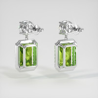 18.03 Ct.Tw. Gemstone Earrings, 14K White Gold 4