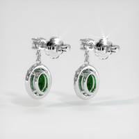 1.46 Ct.Tw. Gemstone Earrings, Platinum 950 4