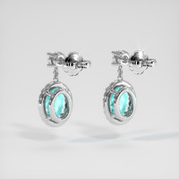 <span>2.30</span>&nbsp;<span class="tooltip-light">Ct.Tw.<span class="tooltiptext">Total Carat Weight</span></span> Gemstone Earrings, Platinum 950 4