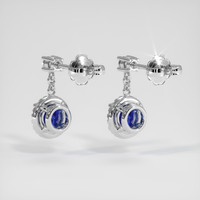 <span>1.19</span>&nbsp;<span class="tooltip-light">Ct.Tw.<span class="tooltiptext">Total Carat Weight</span></span> Sapphire Earrings, 14K White Gold 4