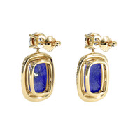 <span>11.59</span>&nbsp;<span class="tooltip-light">Ct.Tw.<span class="tooltiptext">Total Carat Weight</span></span> Gemstone Earrings, 18K Yellow Gold 4