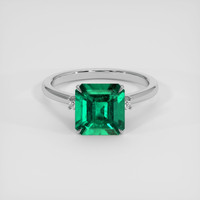 2.02 Ct. Emerald Ring, Platinum 950 1