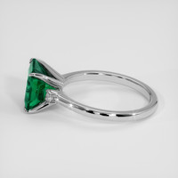 2.02 Ct. Emerald Ring, Platinum 950 4