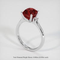 3.10 Ct. Gemstone Ring, Platinum 950 2