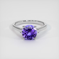 2.24 Ct. Gemstone Ring, Platinum 950 1