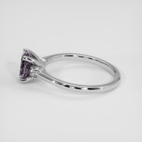 1.30 Ct. Purple Sapphire Ring, Platinum 950 4