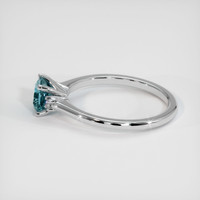 0.85 Ct. Sapphire Ring, Platinum 950 4