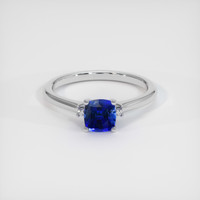 0.62 Ct. Blue Sapphire Ring, Platinum 950 1