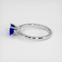 0.62 Ct. Blue Sapphire Ring, Platinum 950 4