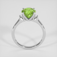 2.94 Ct. Green Sapphire Ring, Platinum 950 3