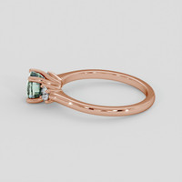 1.05 Ct. Alexandrite Ring, 14K Rose Gold 4