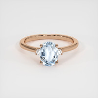 1.14 Ct. Gemstone Ring, 14K Rose Gold 1