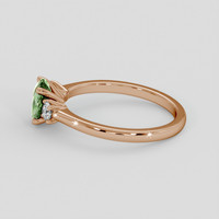 1.00 Ct. Alexandrite Ring, 18K Rose Gold 4